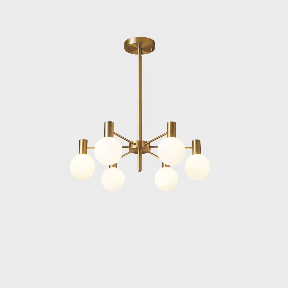 Lustre Trille en verre et fer – vue 48