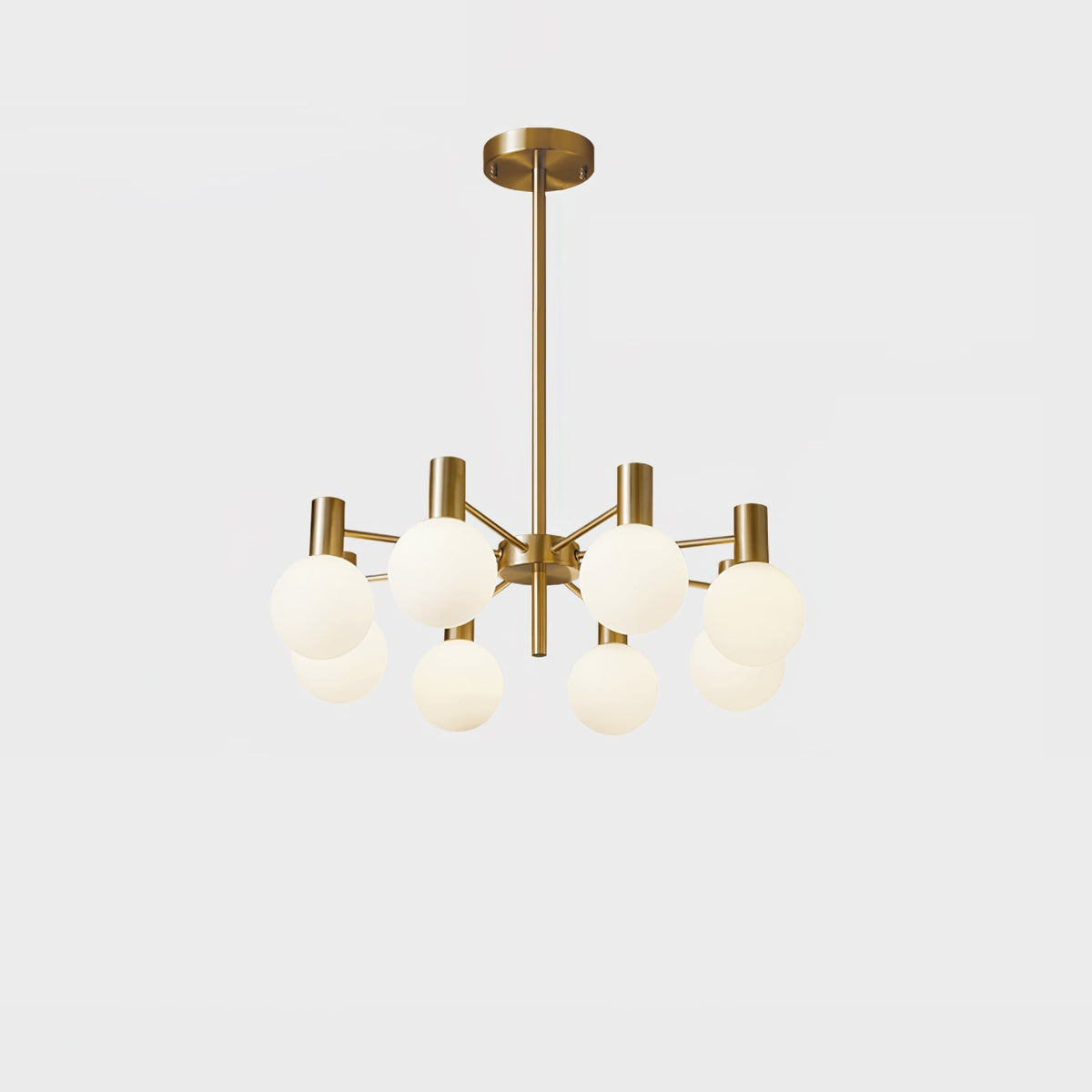 Lustre Trille en verre et fer – vue 50