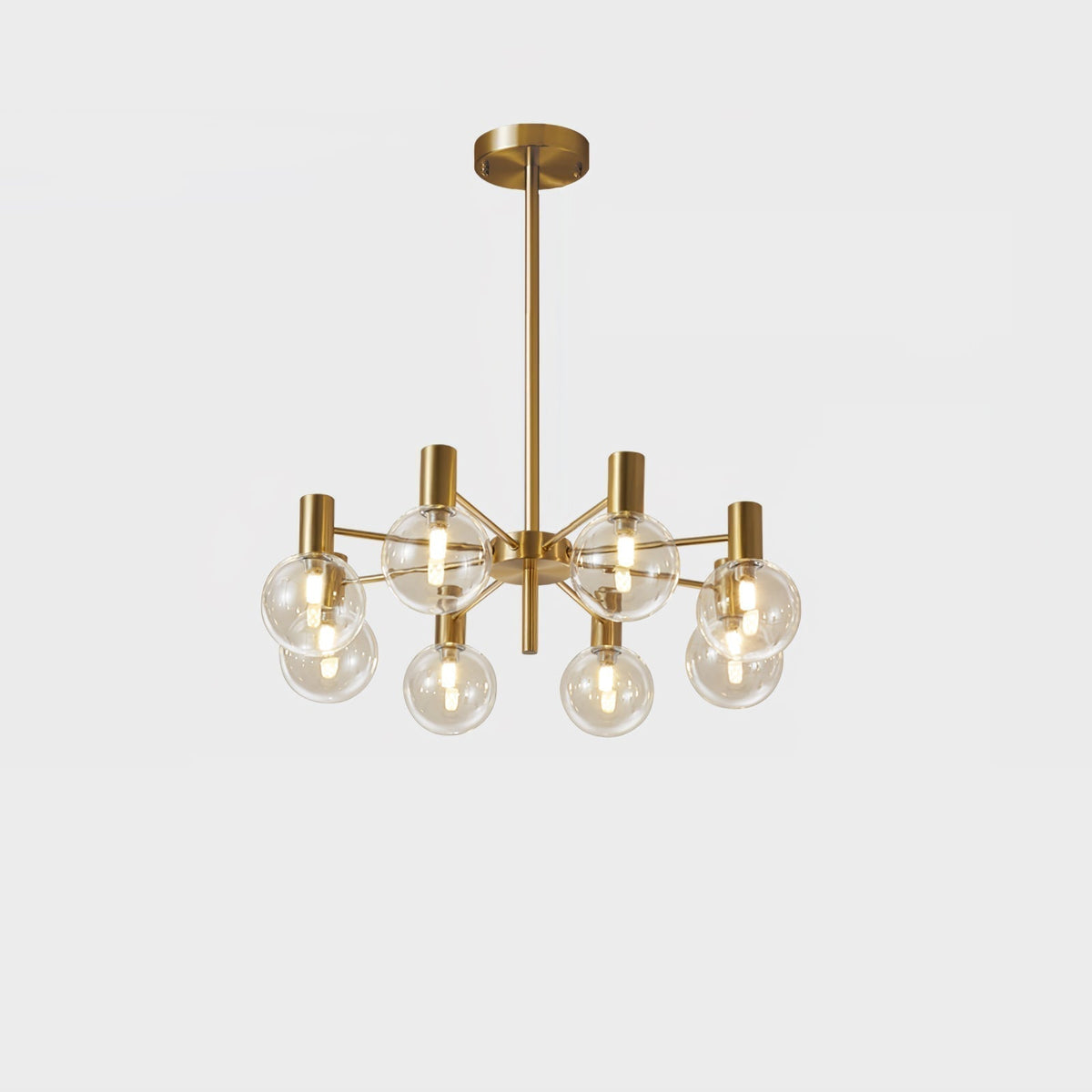 Lustre Trille en verre et fer – vue 62