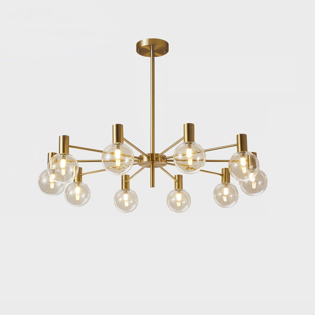 Lustre Trille en verre et fer – vue 65