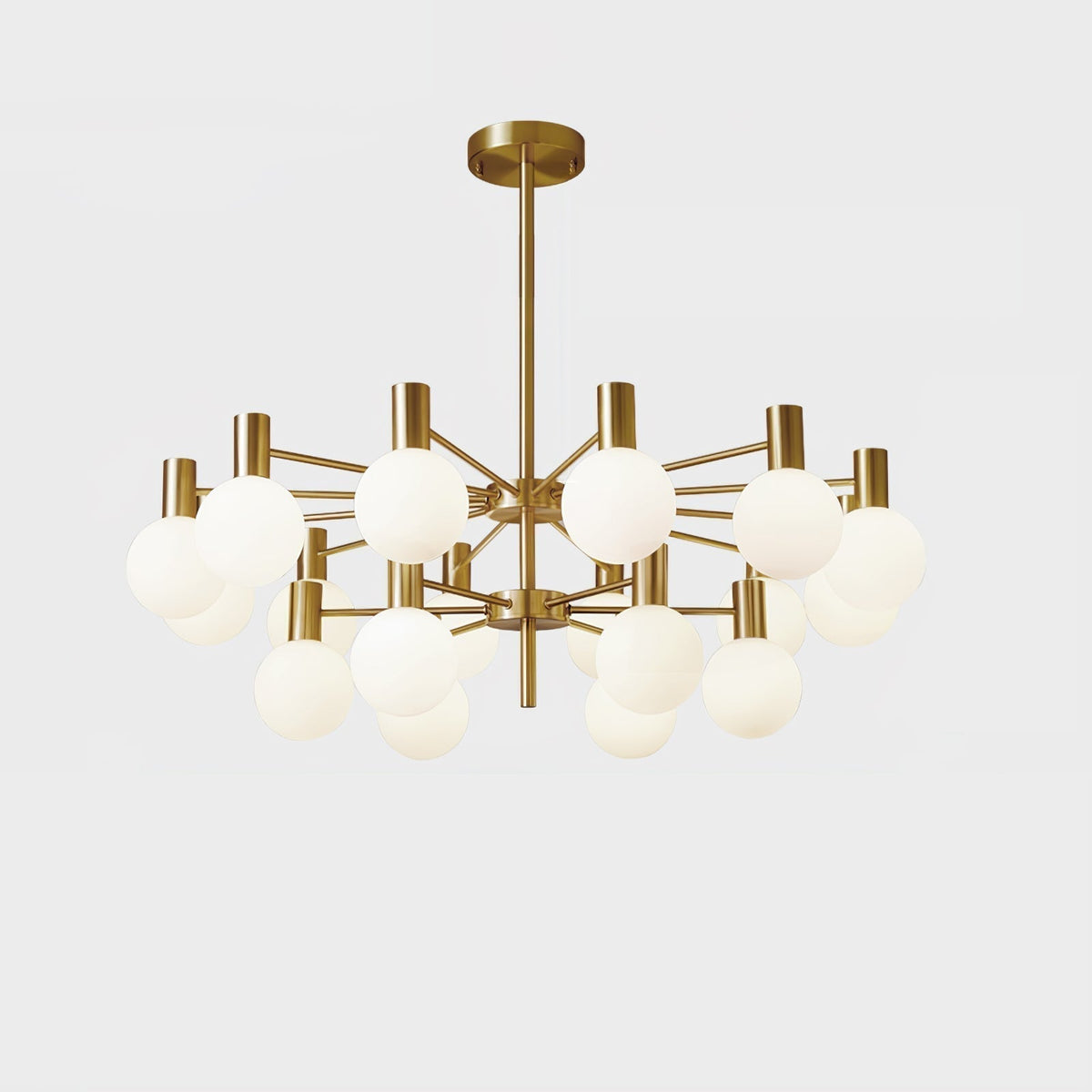 Lustre Trille en verre et fer – vue 58