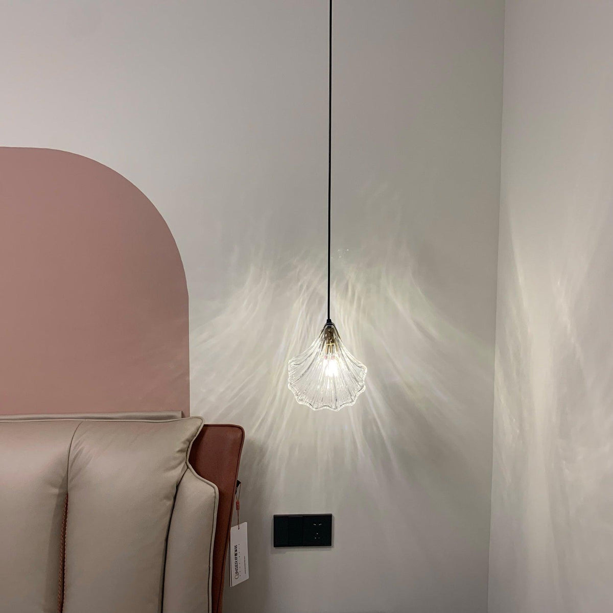 Suspension Parasol en verre et laiton – vue 29