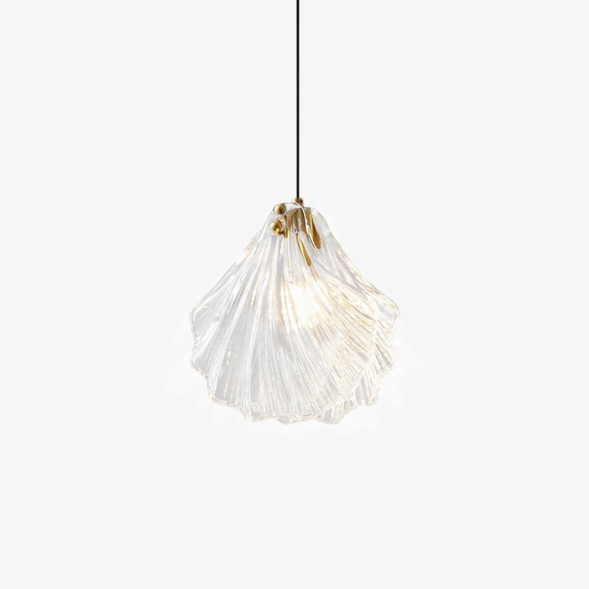 Suspension Parasol en verre et laiton – vue 31