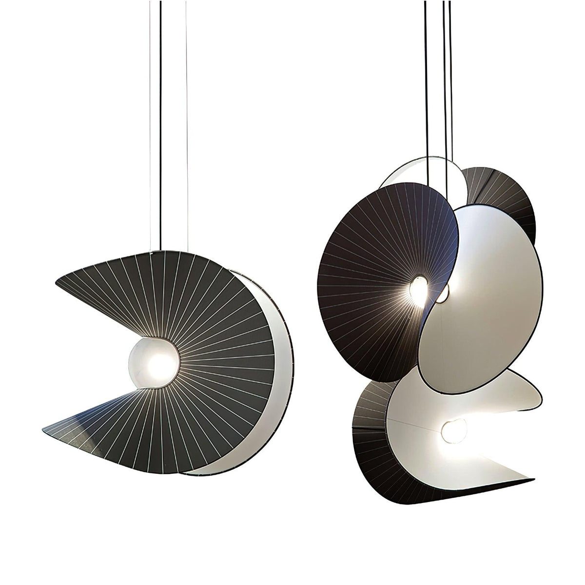 Suspension Pérouges en tissu et métal – vue 8