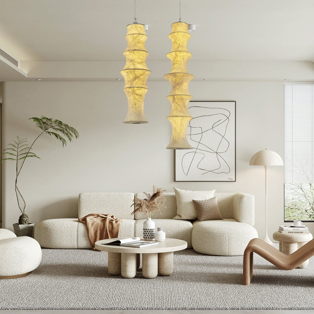 Suspension Nymphe en métal – vue 7