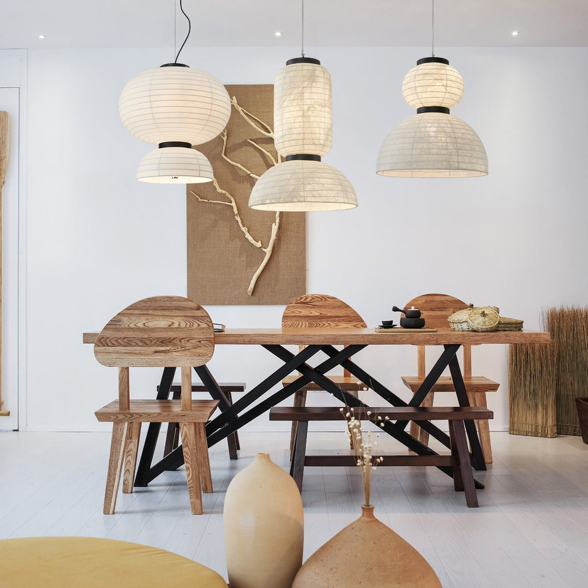 Suspension Moire en métal – vue 3