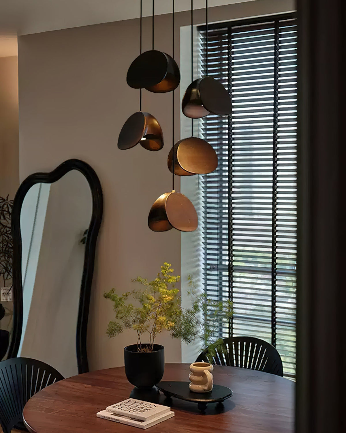 Suspension Minuit en bois et métal – vue 26