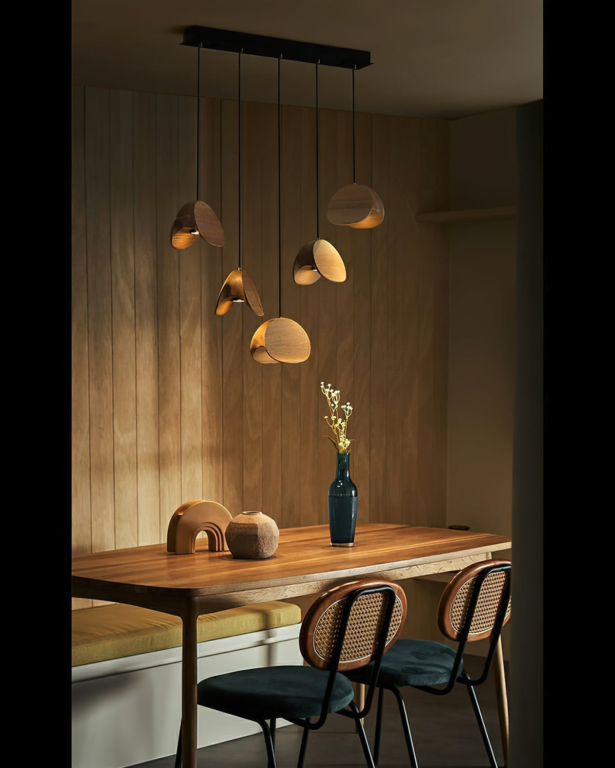 Suspension Minuit en bois et métal – vue 27