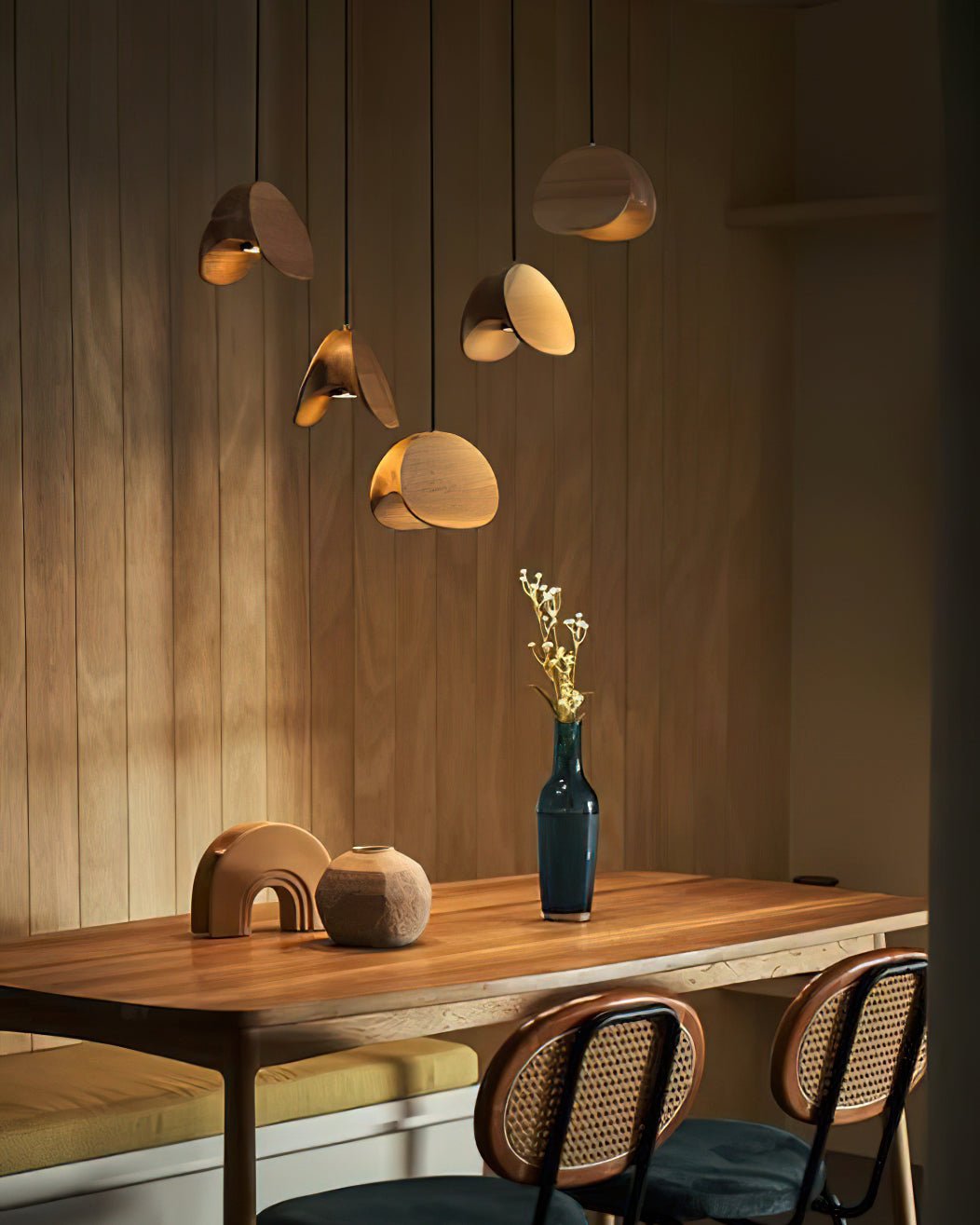 Suspension Minuit en bois et métal – vue 28