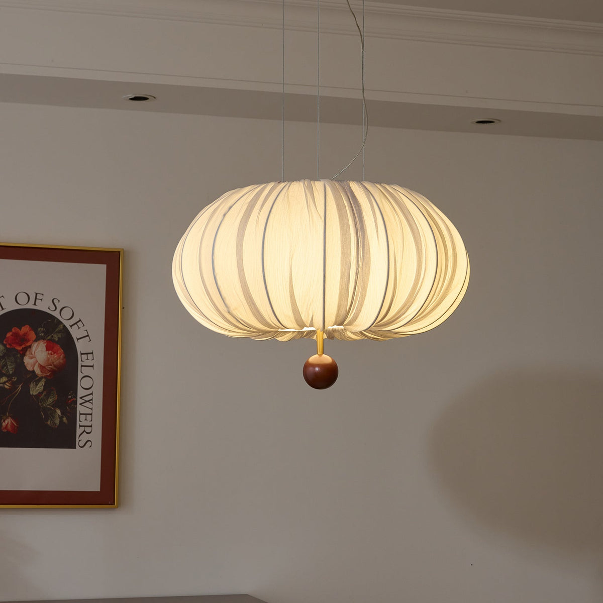 Suspension Fusain en bois et tissu – vue 18