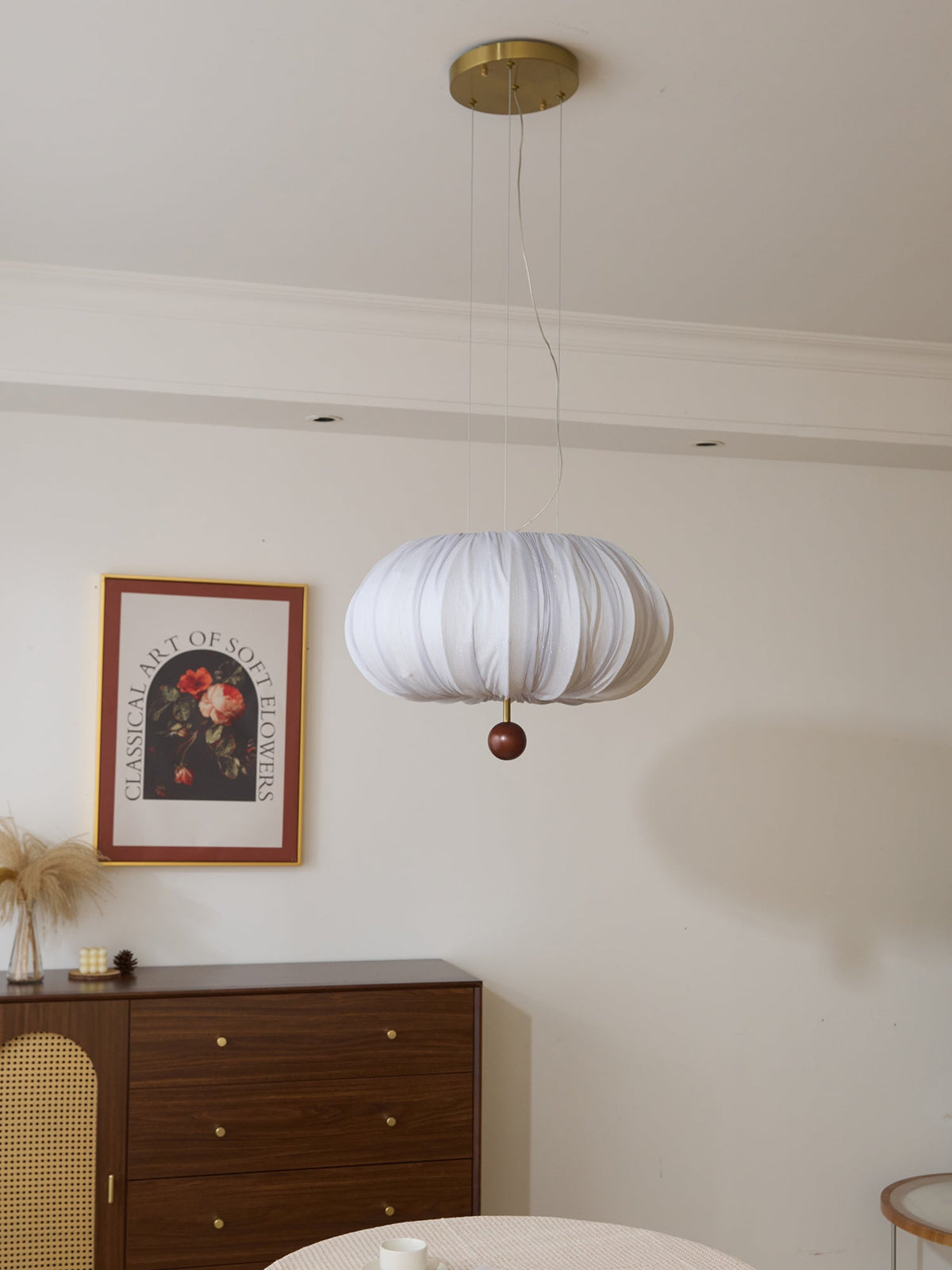 Suspension Fusain en bois et tissu – vue 14