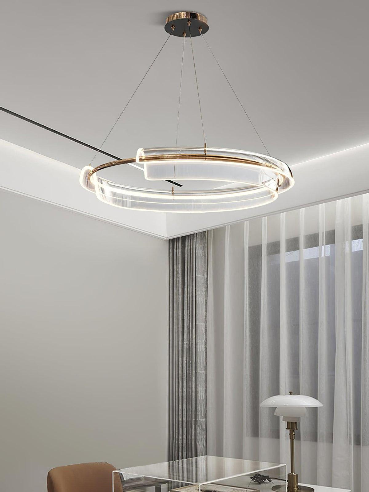 Lustre Icare en fer – vue 29