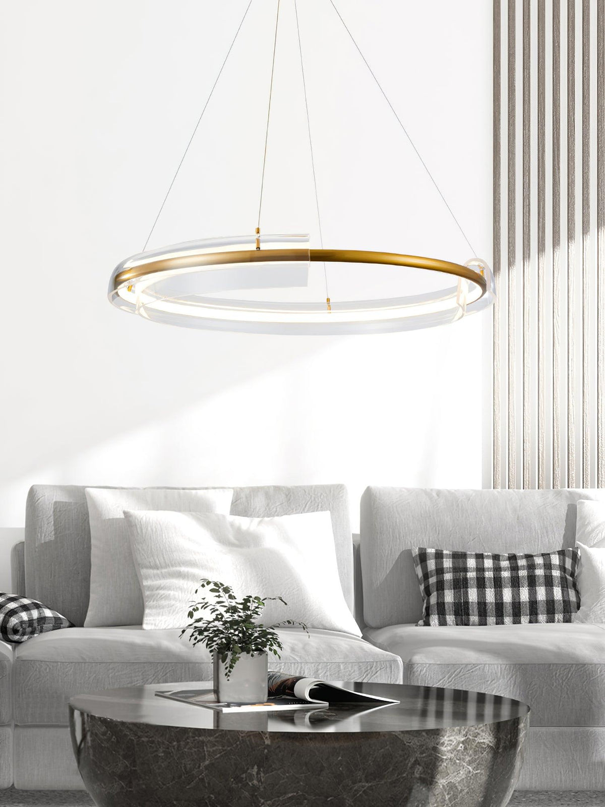 Lustre Icare en fer – vue 9