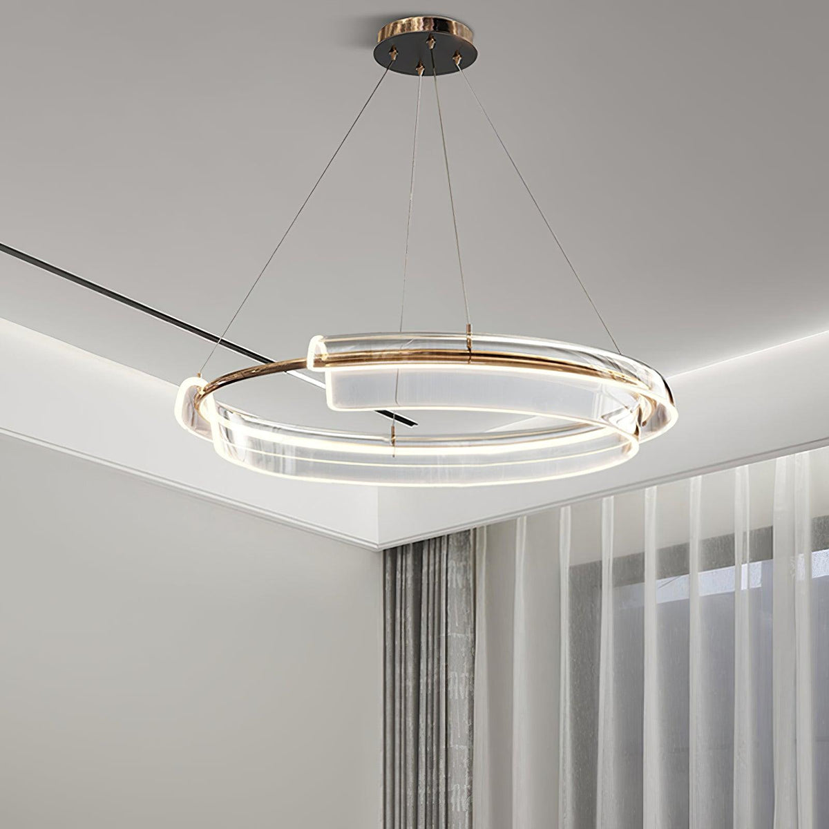 Lustre Icare en fer – vue 21
