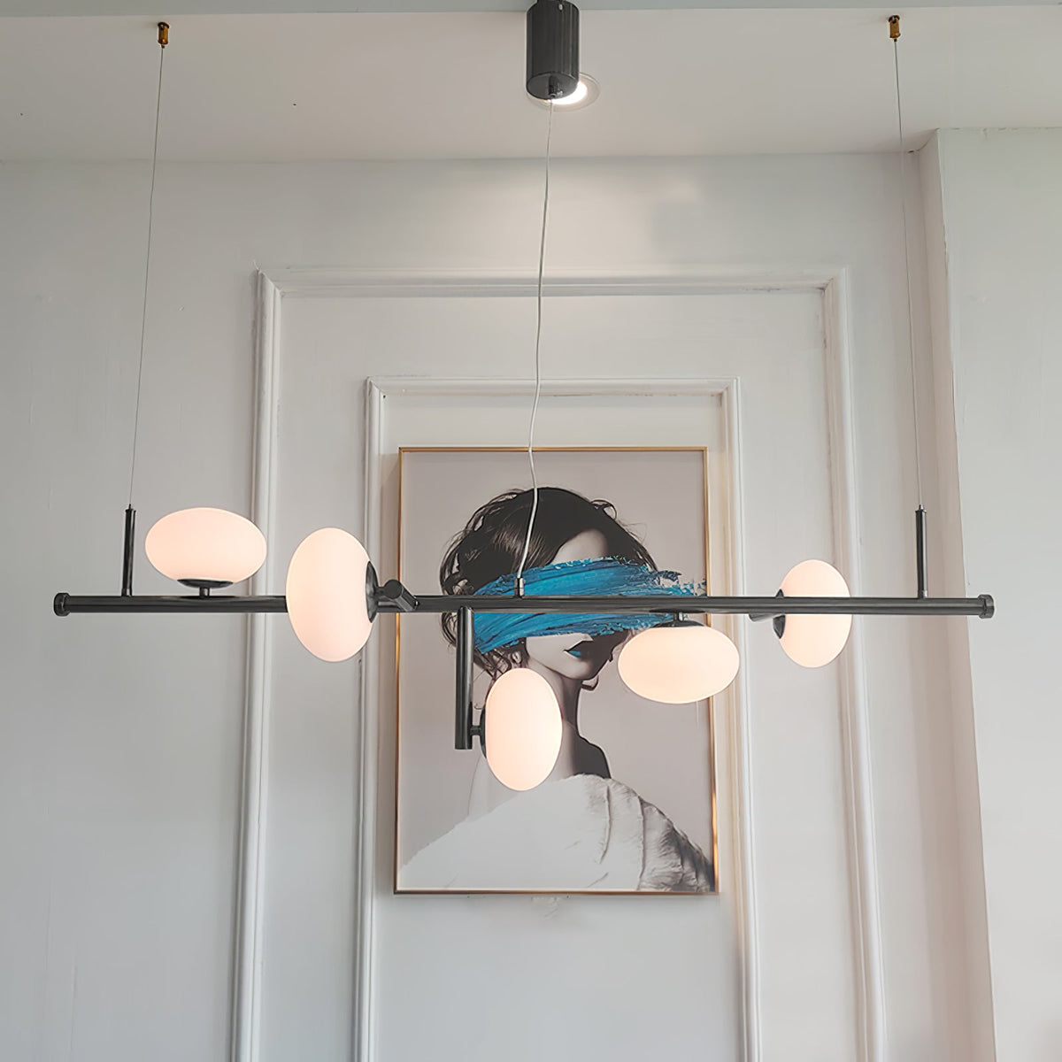 Lustre Récif en verre et métal – vue 22