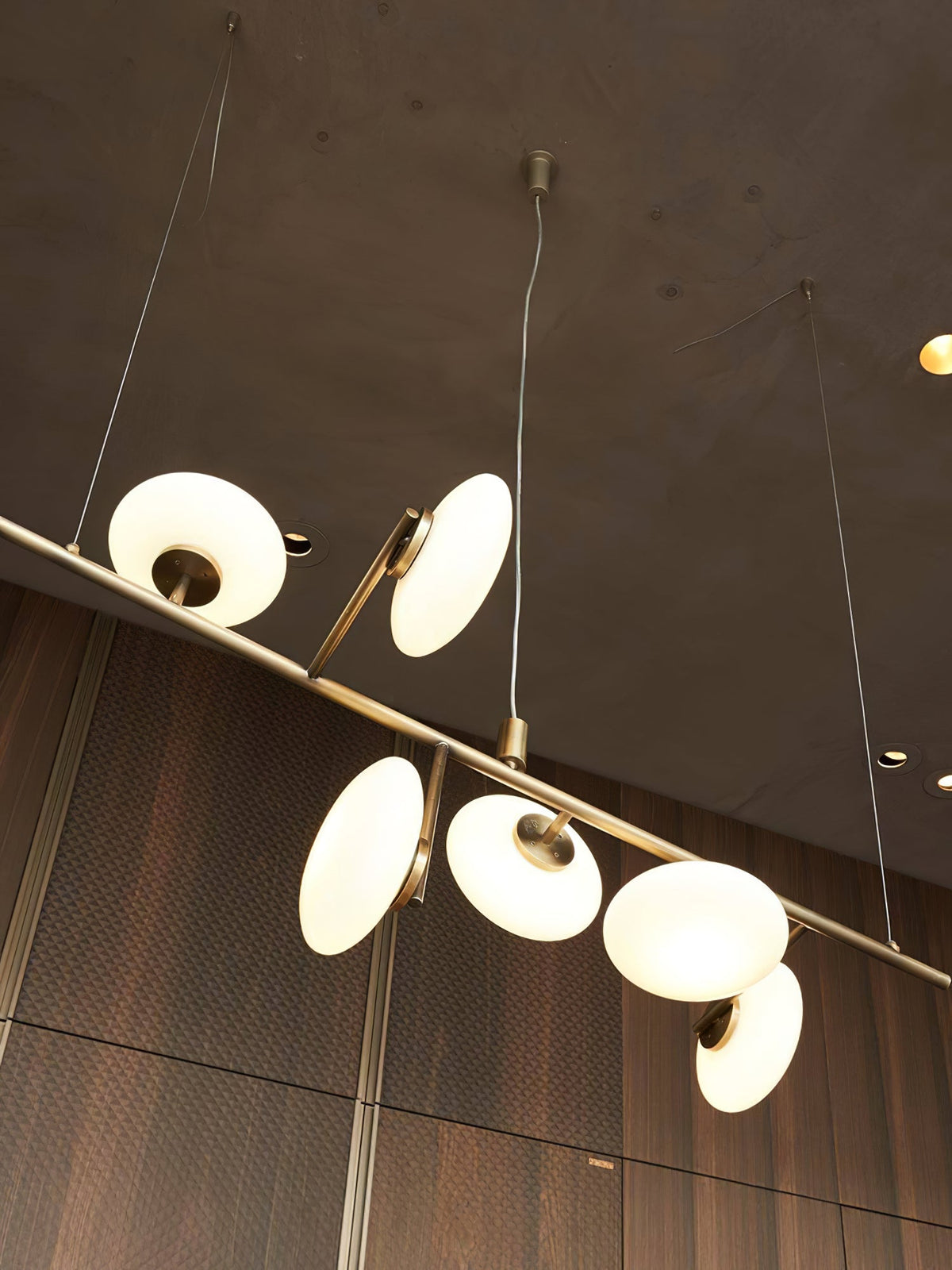 Lustre Récif en verre et métal – vue 13