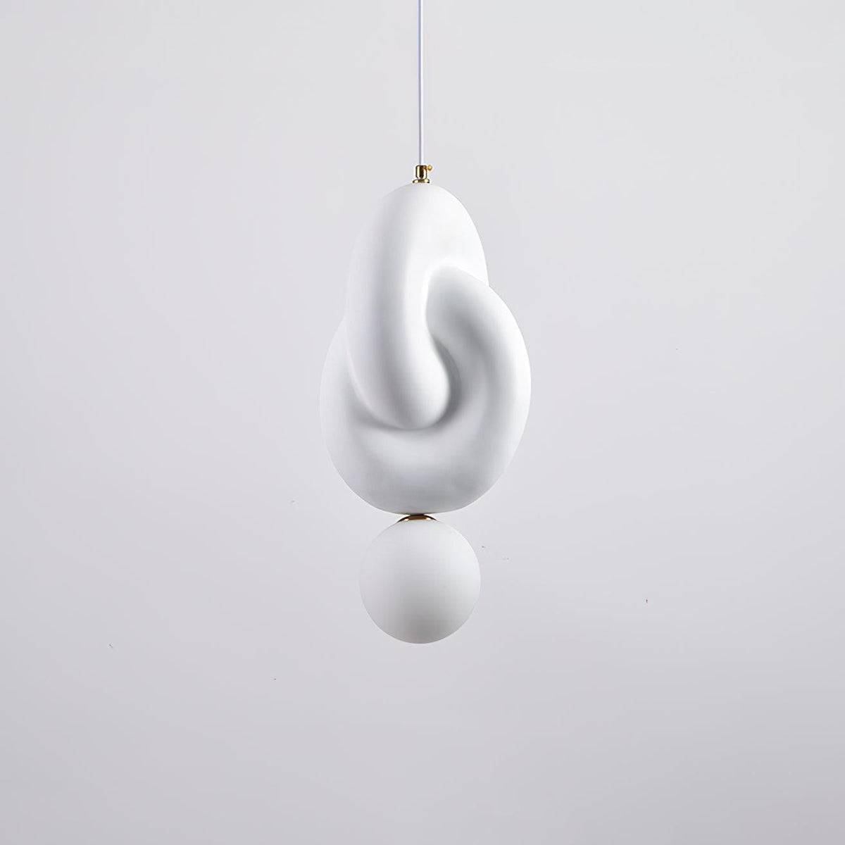 Suspension Hortensia en verre et résine – vue 23