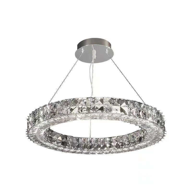 Lustre Noirmoutier en cristal et métal – vue 33