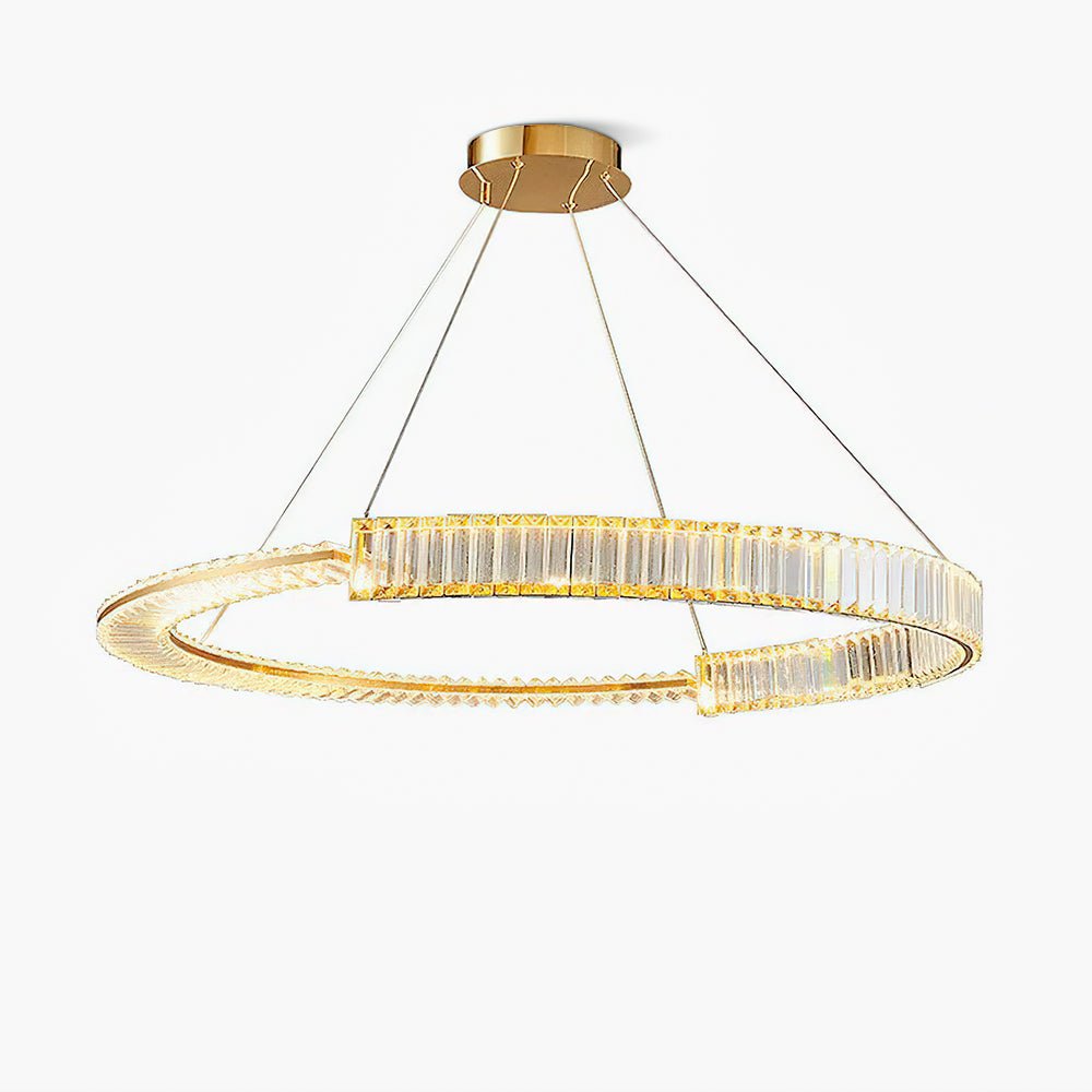 Lustre Thaïs en cristal et métal – vue 19