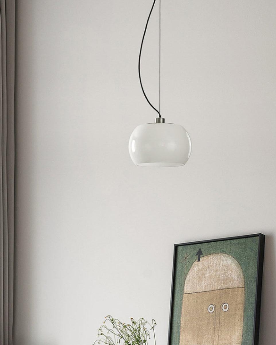 Suspension Fontenelle en verre et fer – vue 16