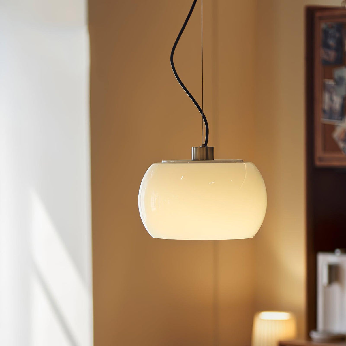 Suspension Fontenelle en verre et fer – vue 4