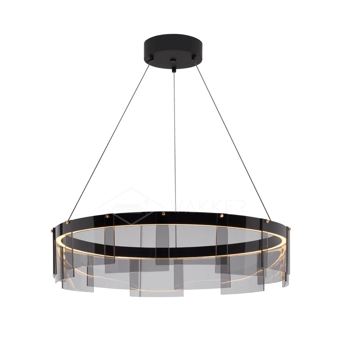 Lustre Sète en verre et métal – vue 21