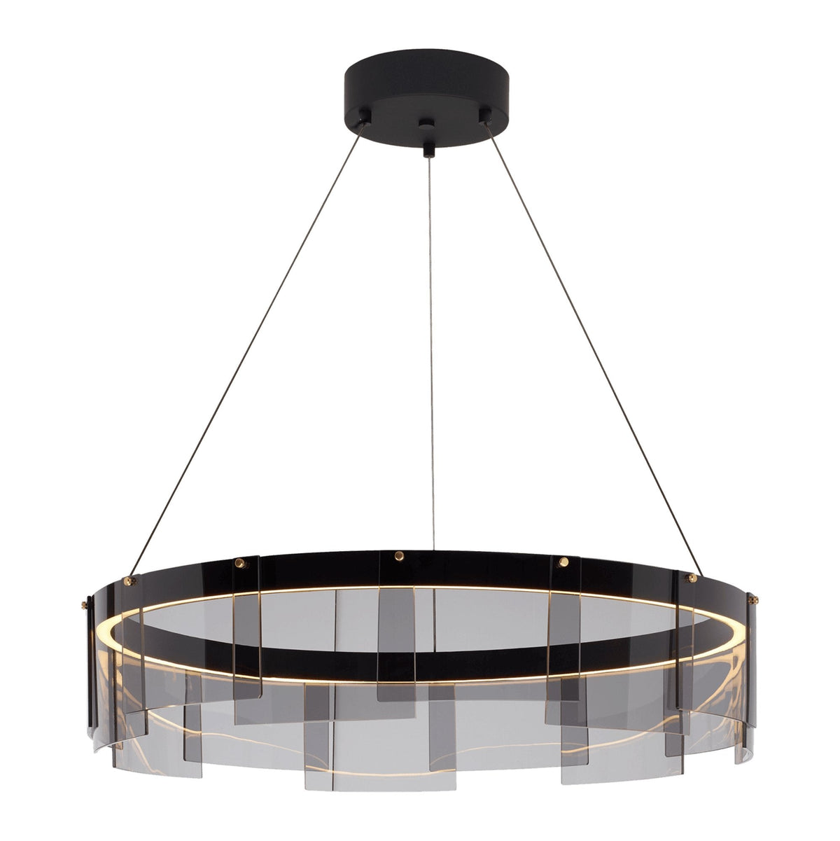 Lustre Sète en verre et métal – vue 25