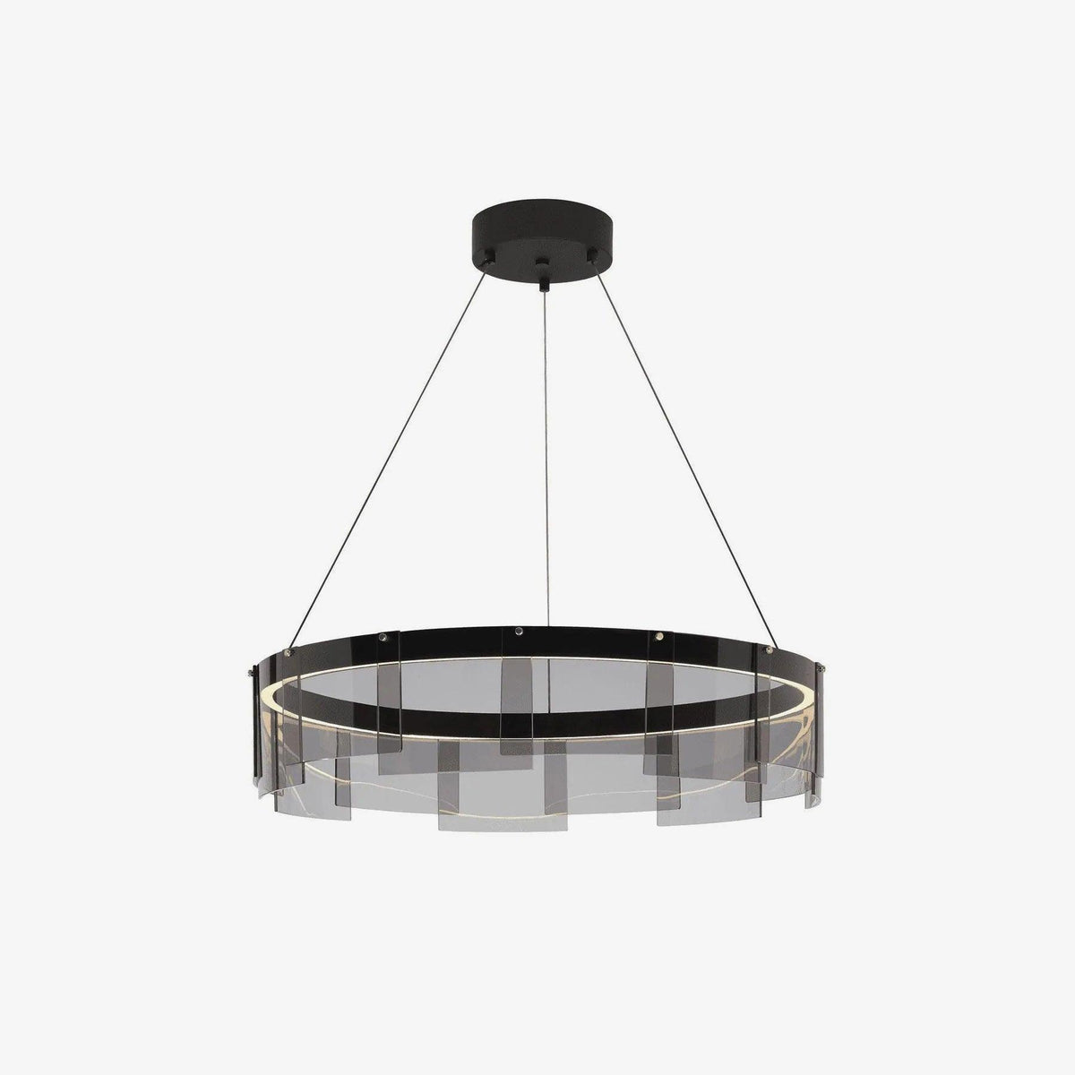 Lustre Sète en verre et métal – vue 27