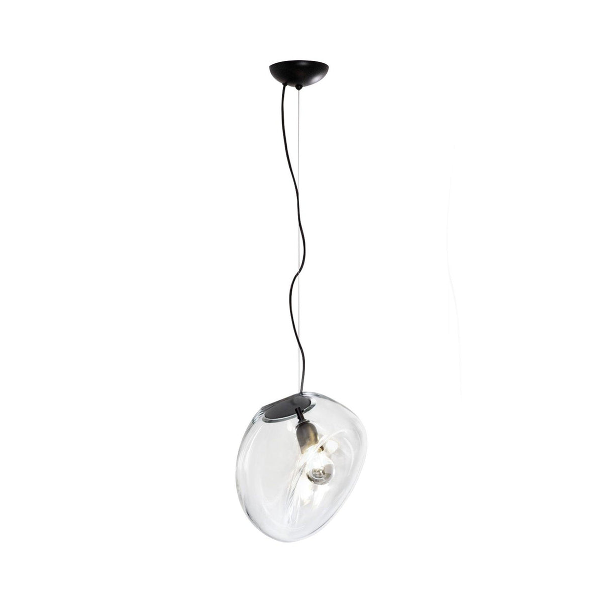 Suspension Capitaine en verre et fer – vue 30