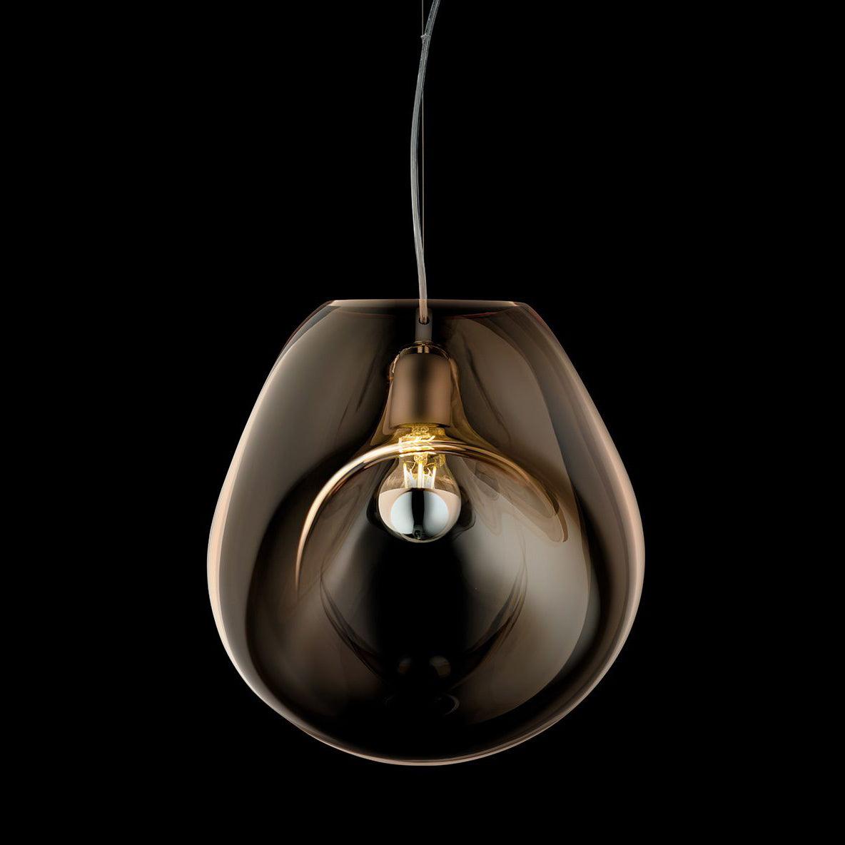 Suspension Capitaine en verre et fer – vue 6