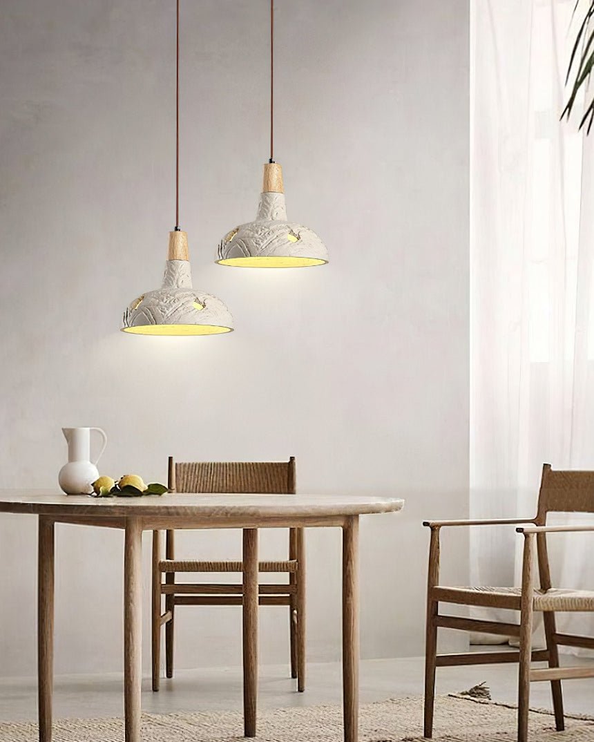 Suspension Oriel en bois et fer – vue 14