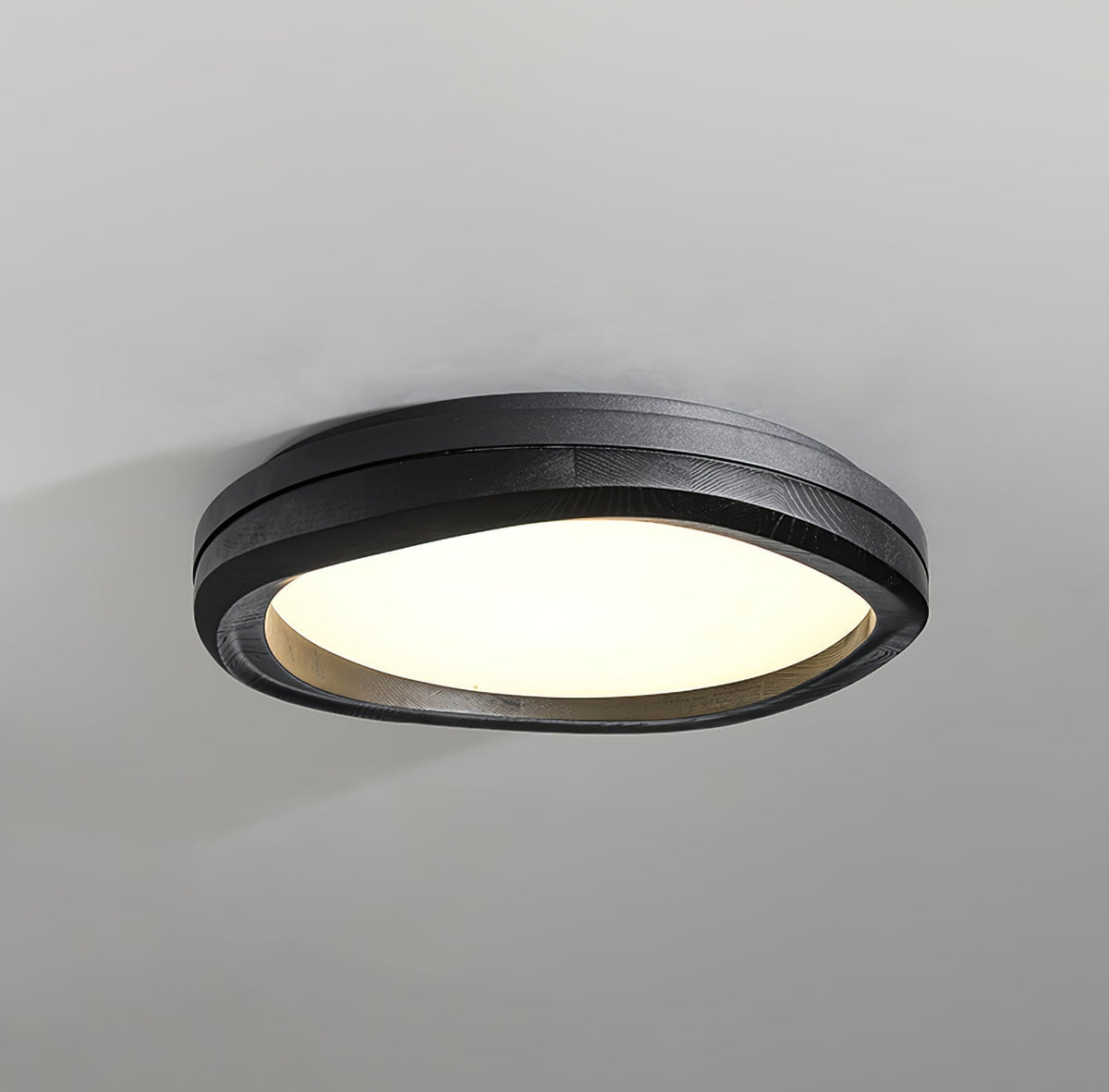 Plafonnier Lilou en noyer et métal – vue 23