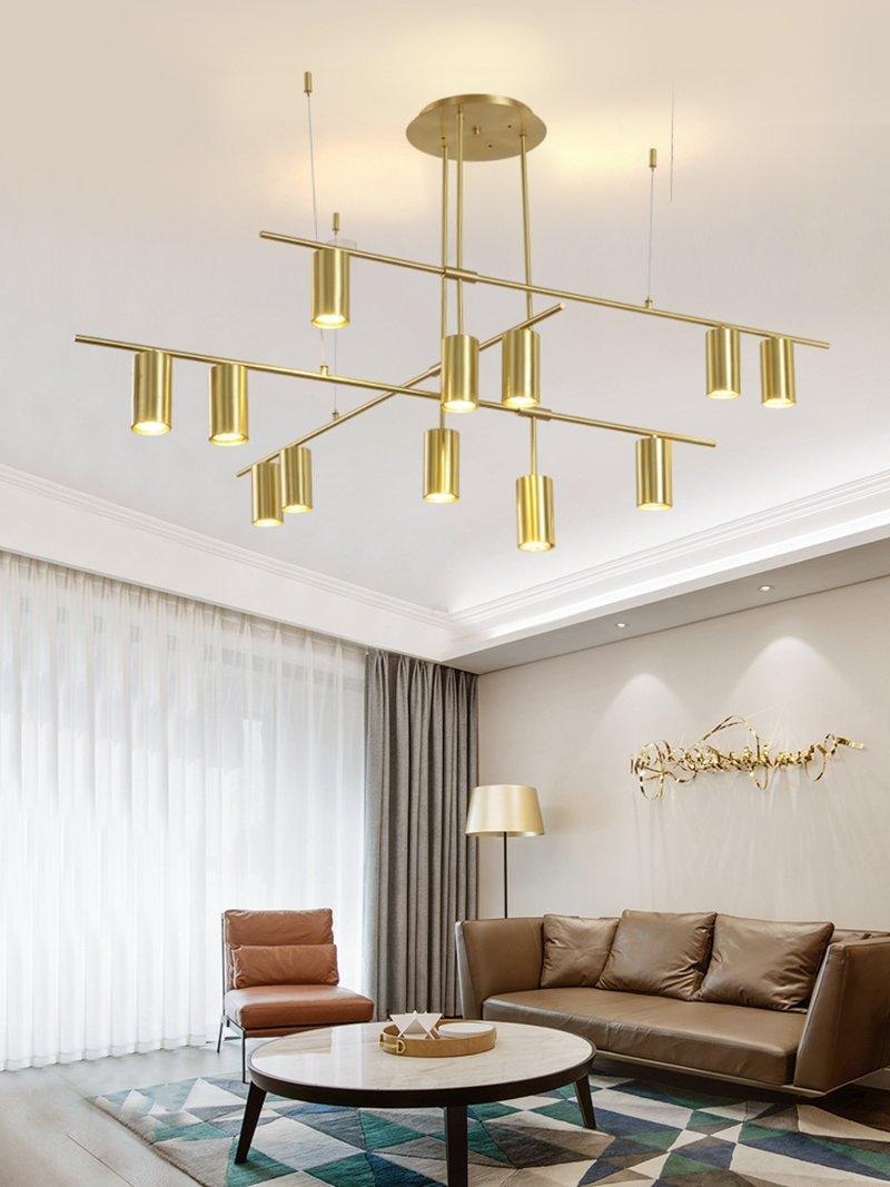 Lustre Valentine en laiton – vue 6