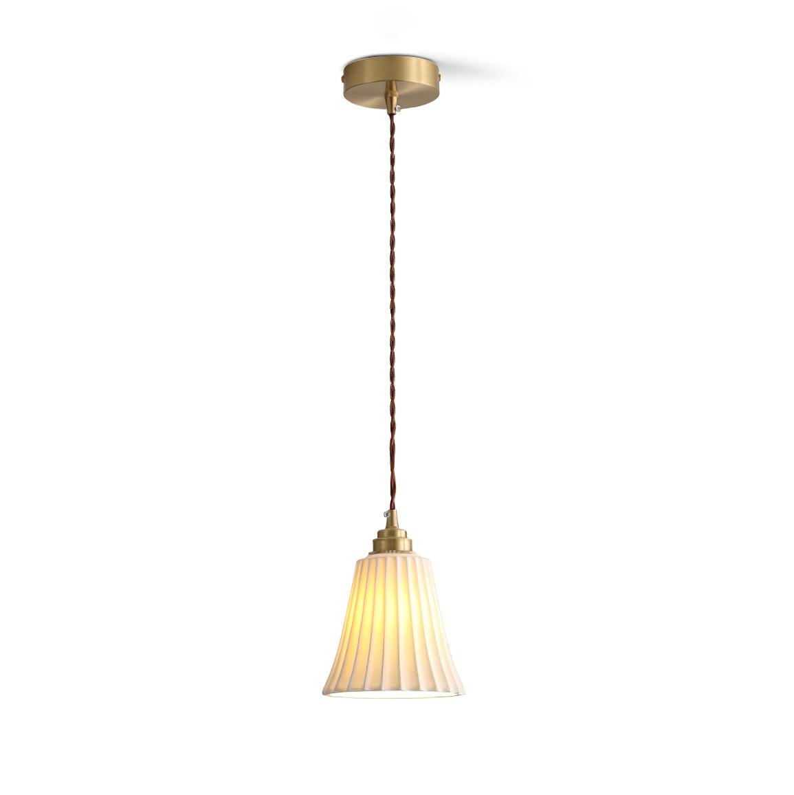Suspension Arielle en céramique et laiton – vue 24