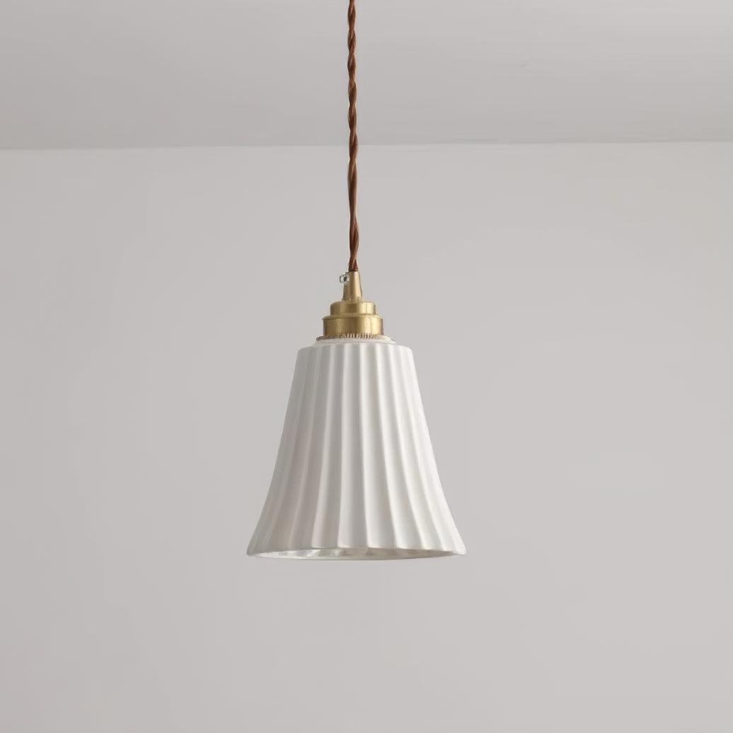 Suspension Arielle en céramique et laiton – vue 14