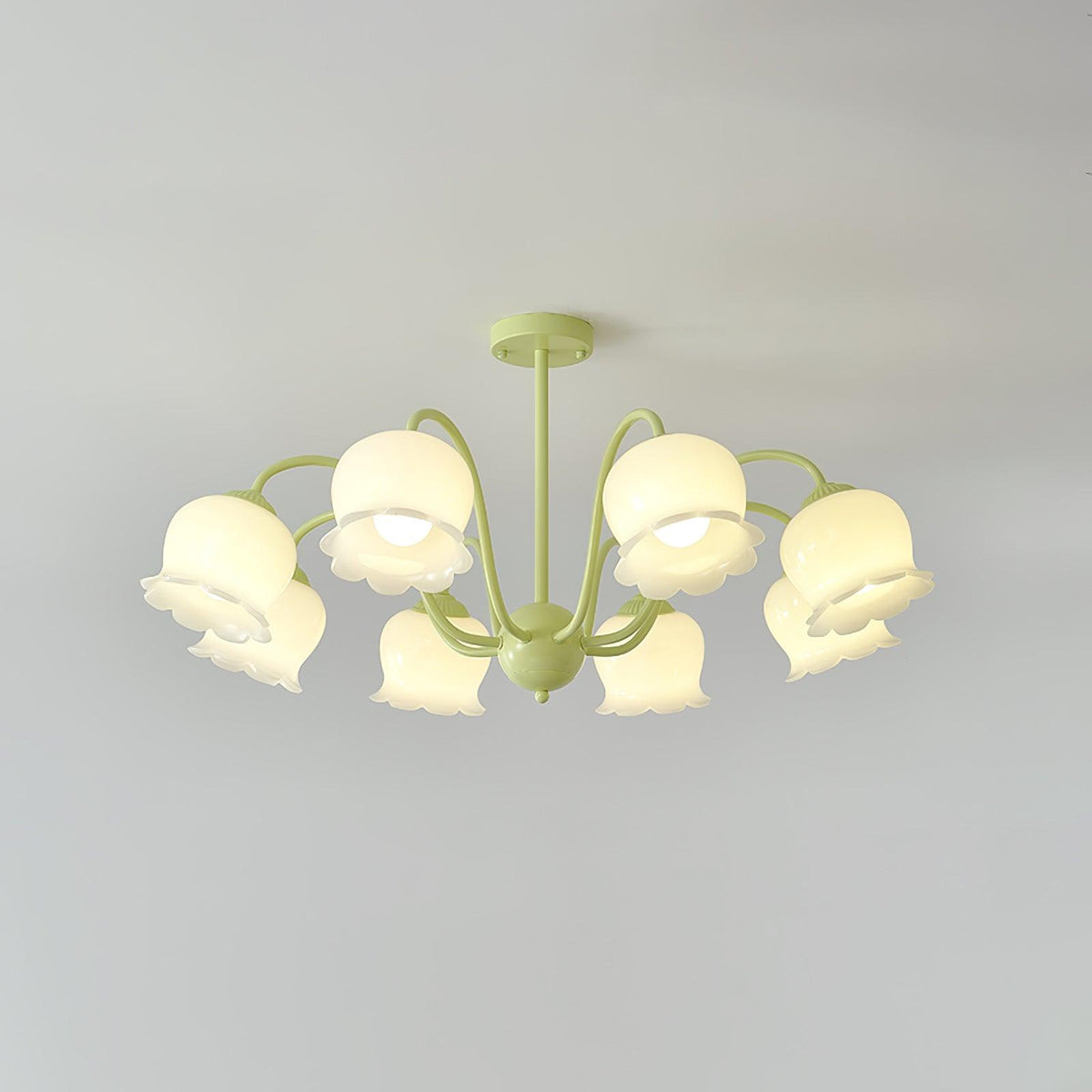 Lustre Bouquet en verre et résine – vue 20