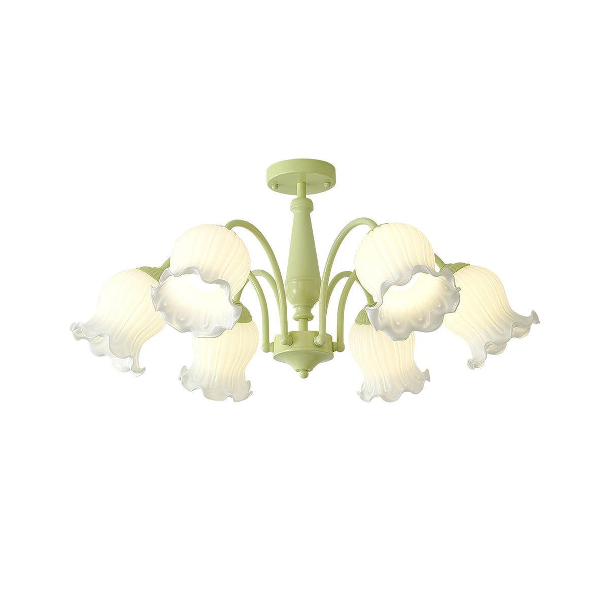 Lustre Bouquet en verre et résine – vue 28