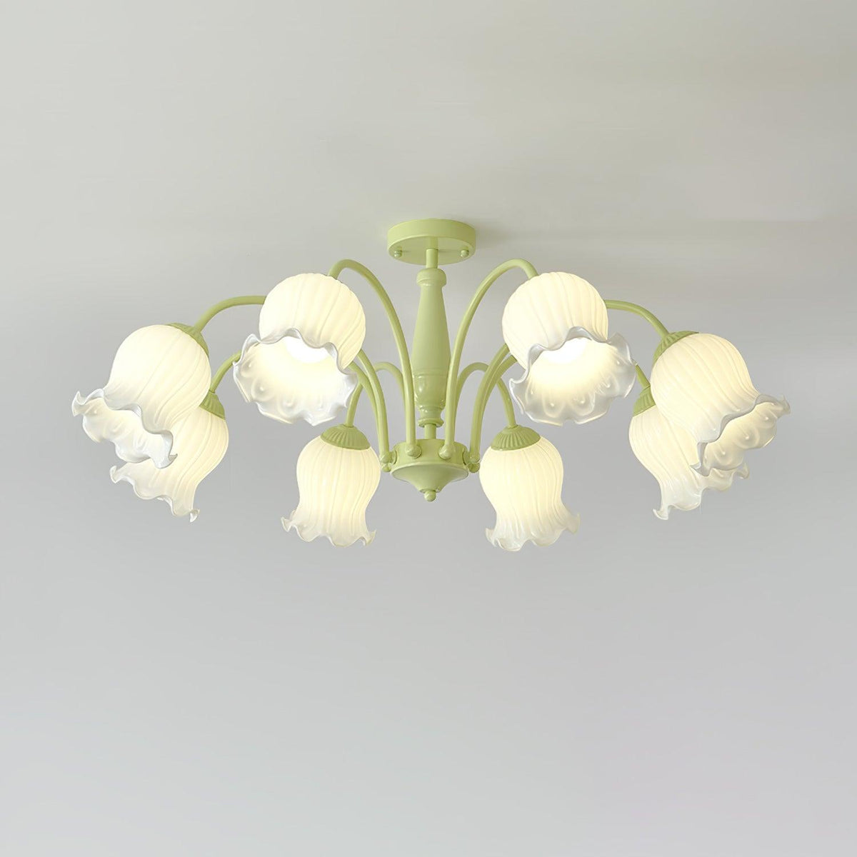 Lustre Bouquet en verre et résine – vue 25