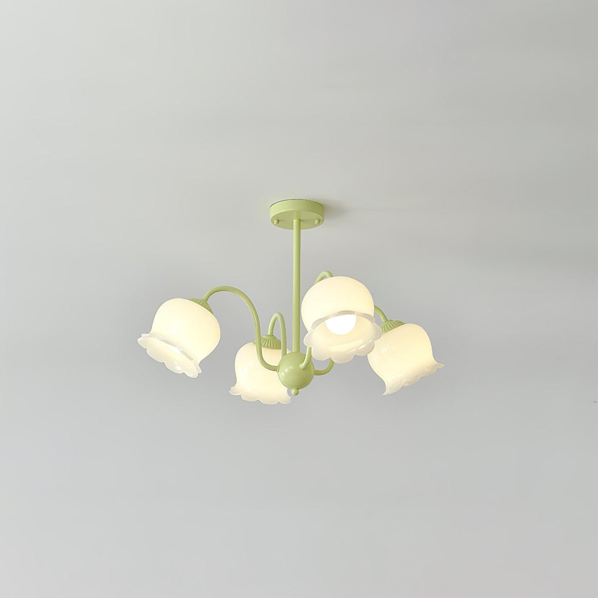 Lustre Bouquet en verre et résine – vue 17