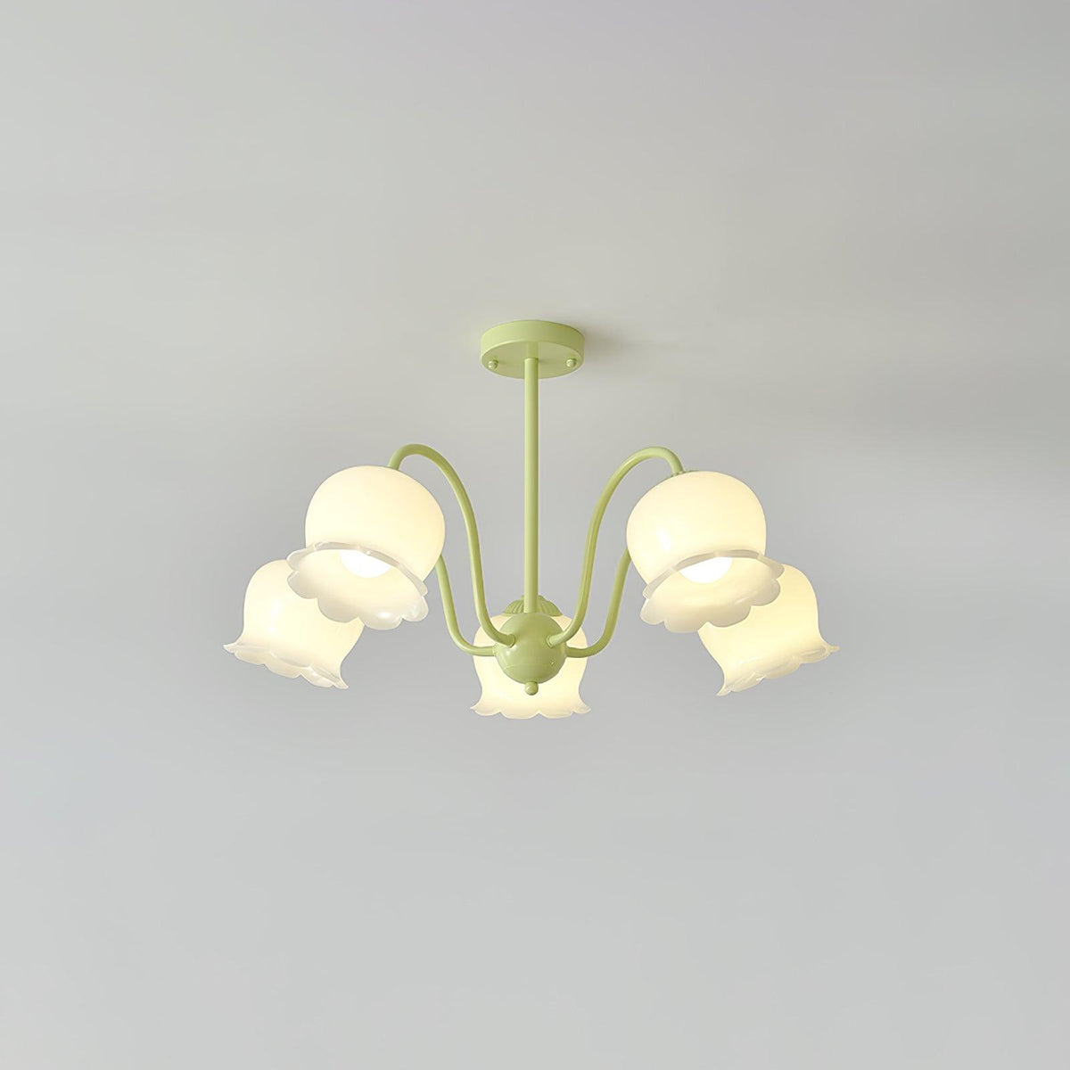 Lustre Bouquet en verre et résine – vue 30