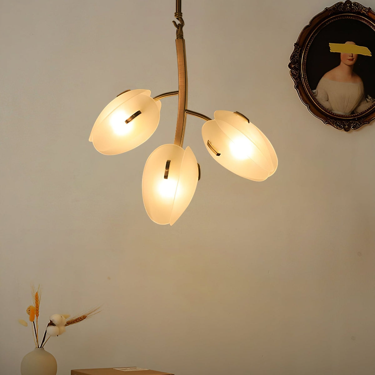 Lustre Anthracite en verre et métal – vue 70