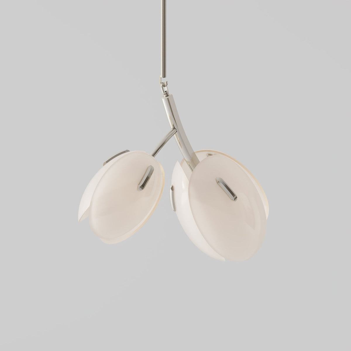 Lustre Anthracite en verre et métal – vue 13