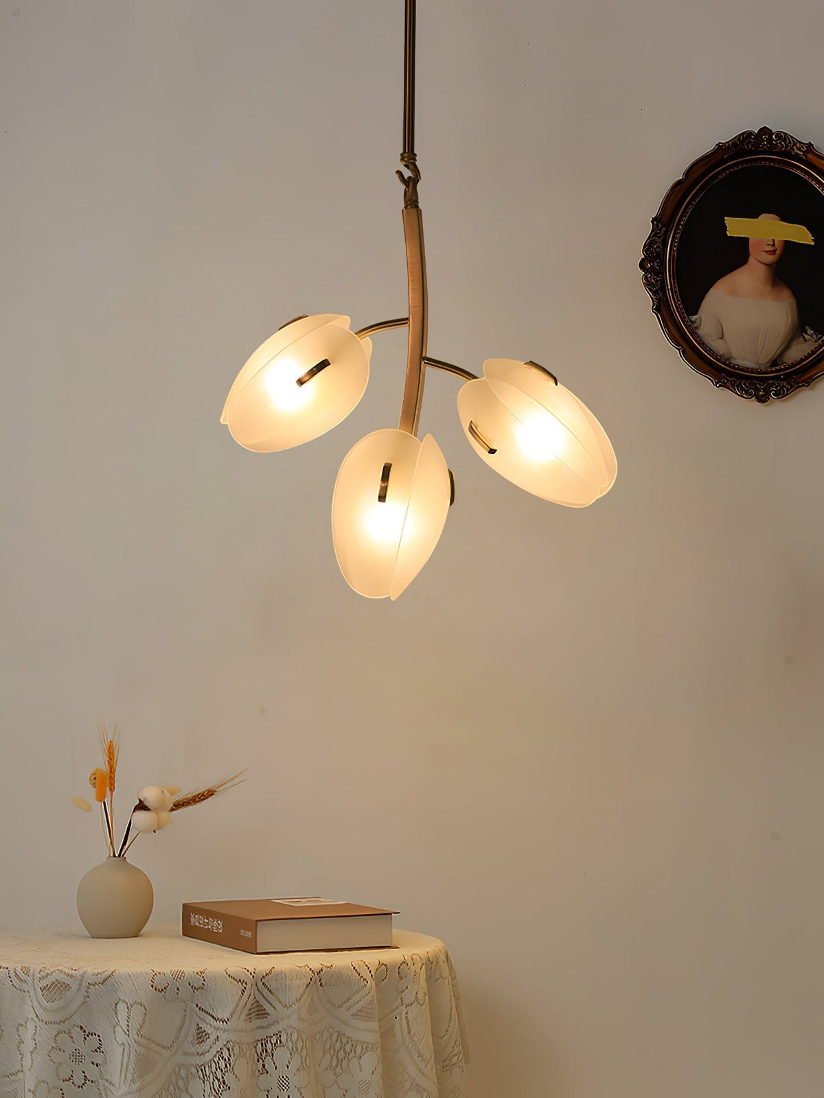 Lustre Anthracite en verre et métal – vue 22