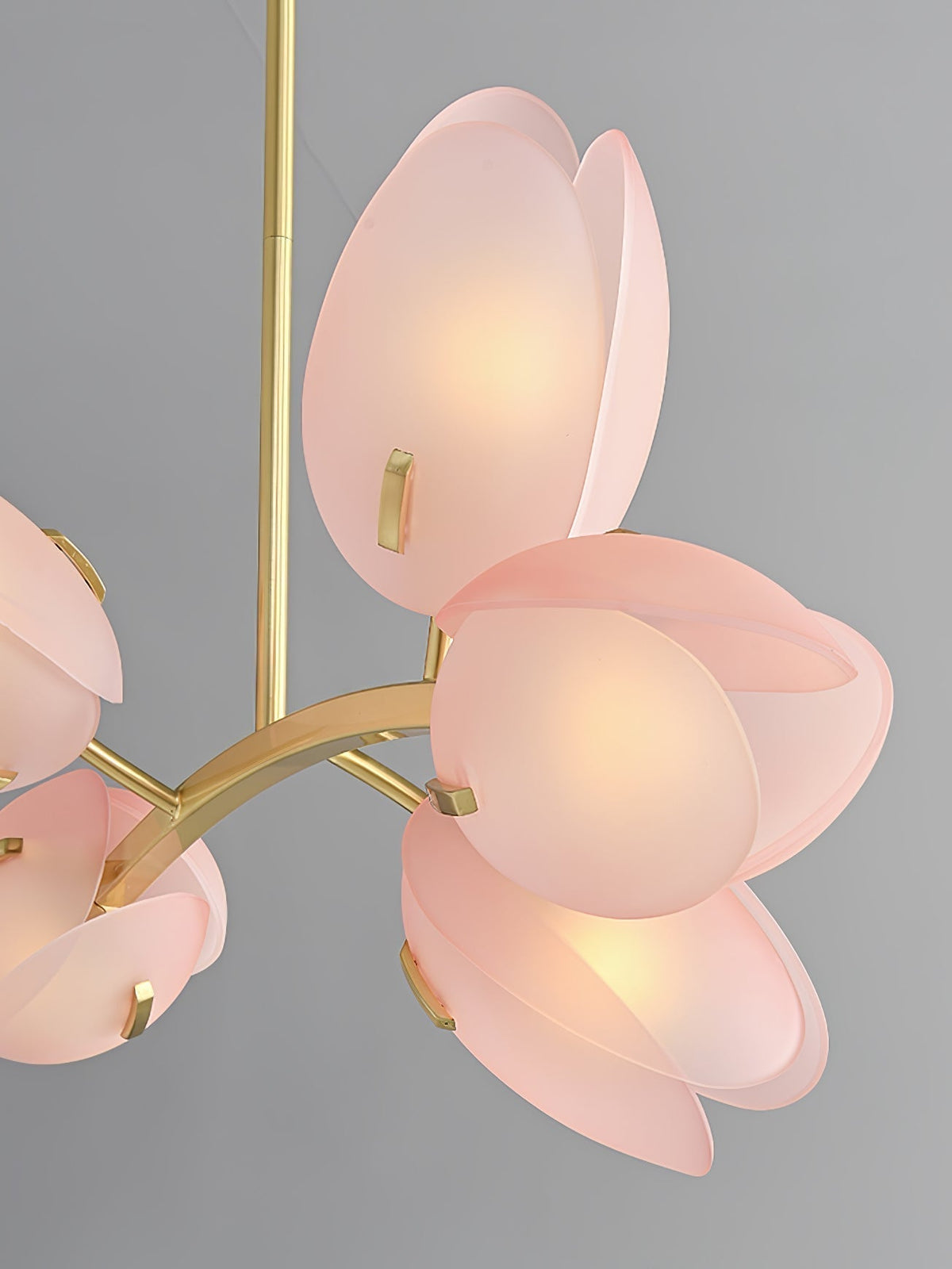 Lustre Anthracite en verre et métal – vue 29