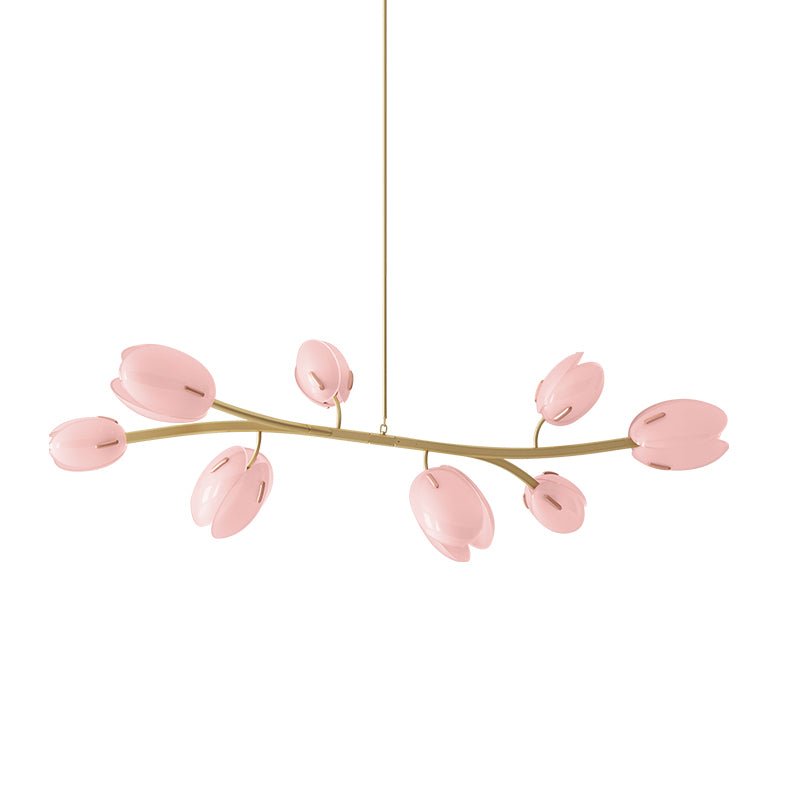Lustre Anthracite en verre et métal – vue 63