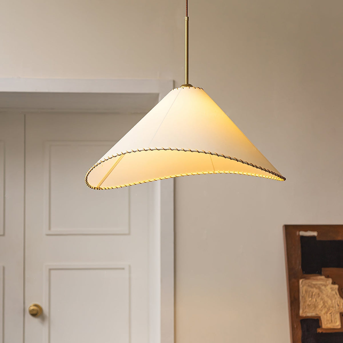 Suspension Lourmarin en tissu et métal – vue 17