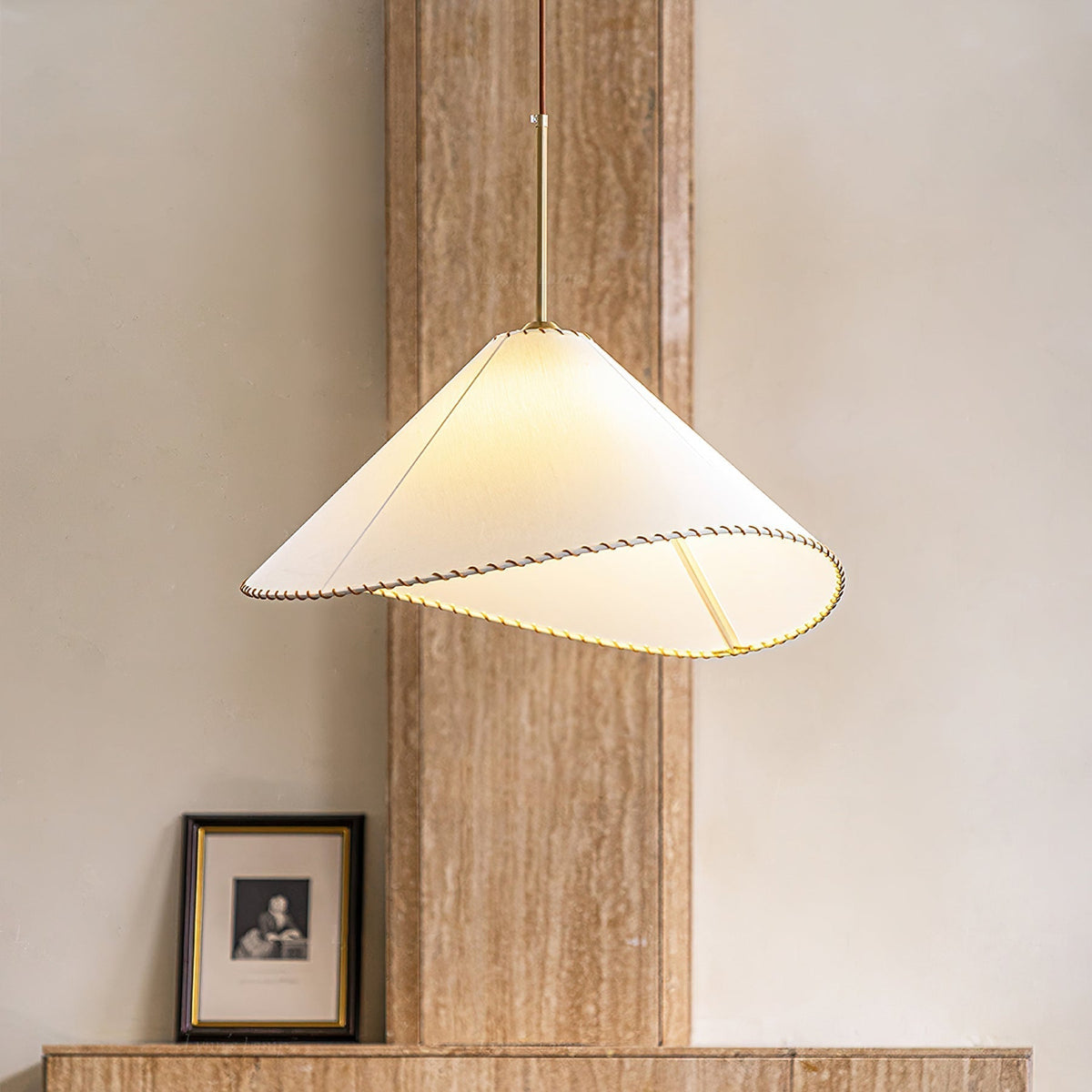 Suspension Lourmarin en tissu et métal – vue 19