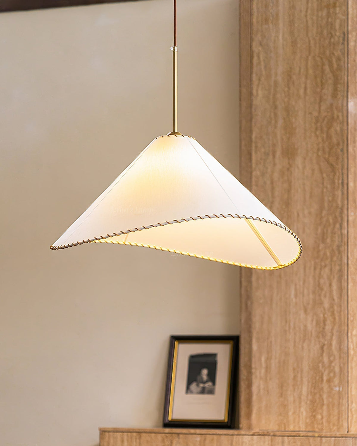 Suspension Lourmarin en tissu et métal – vue 11
