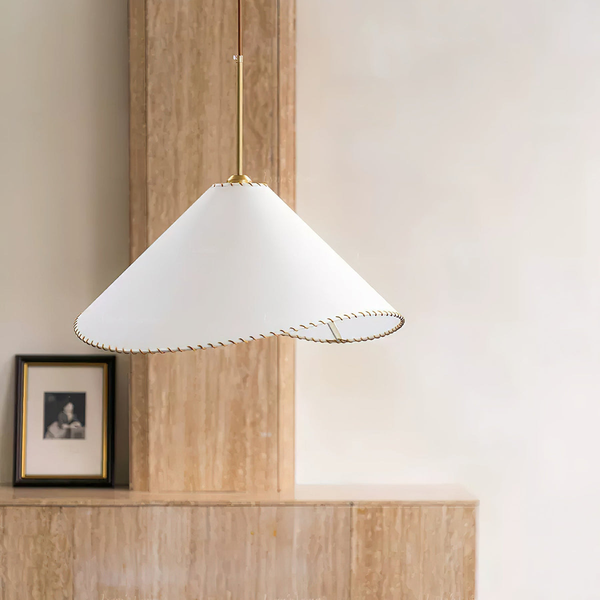 Suspension Lourmarin en tissu et métal – vue 8