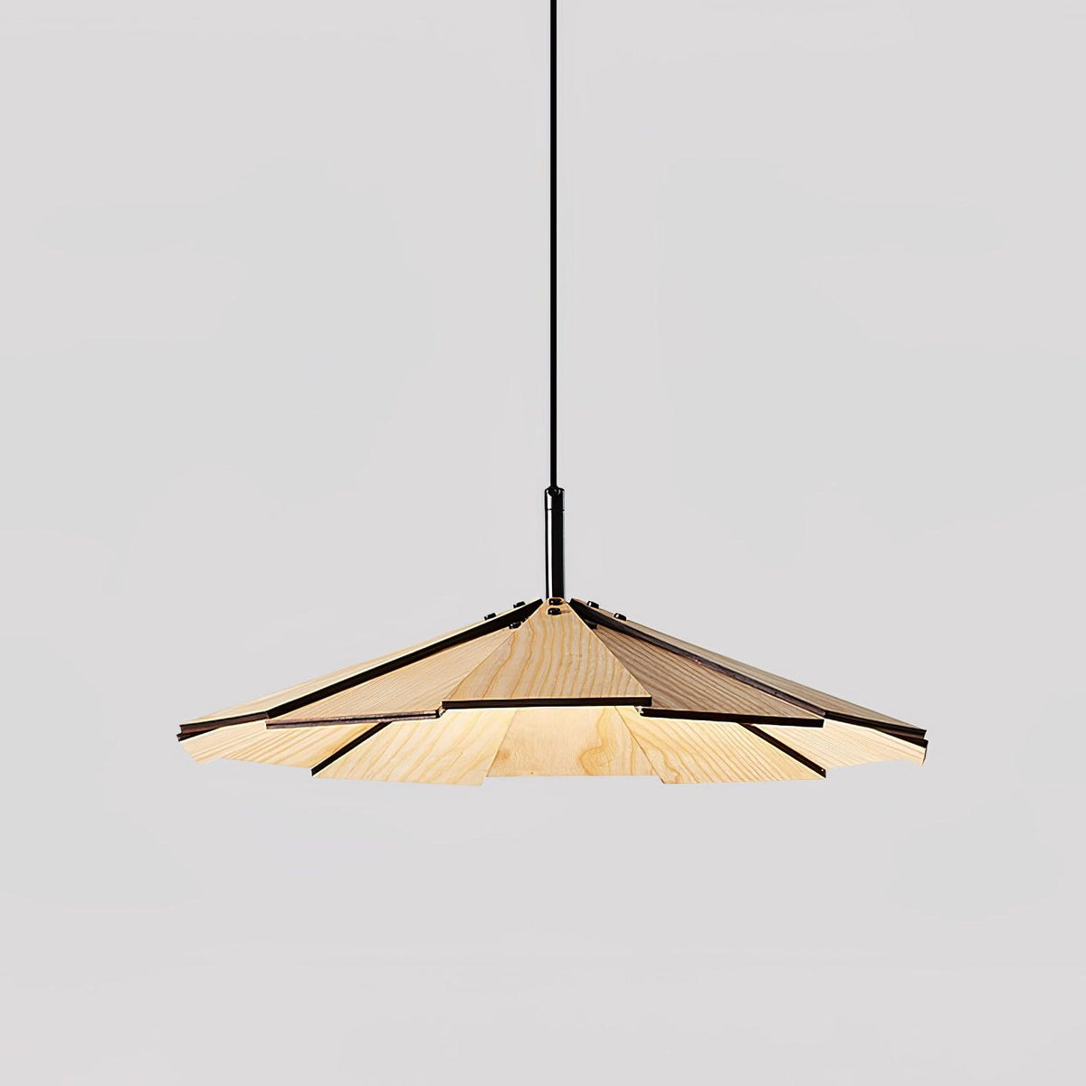 Suspension Sarcelle en bois et métal – vue 18